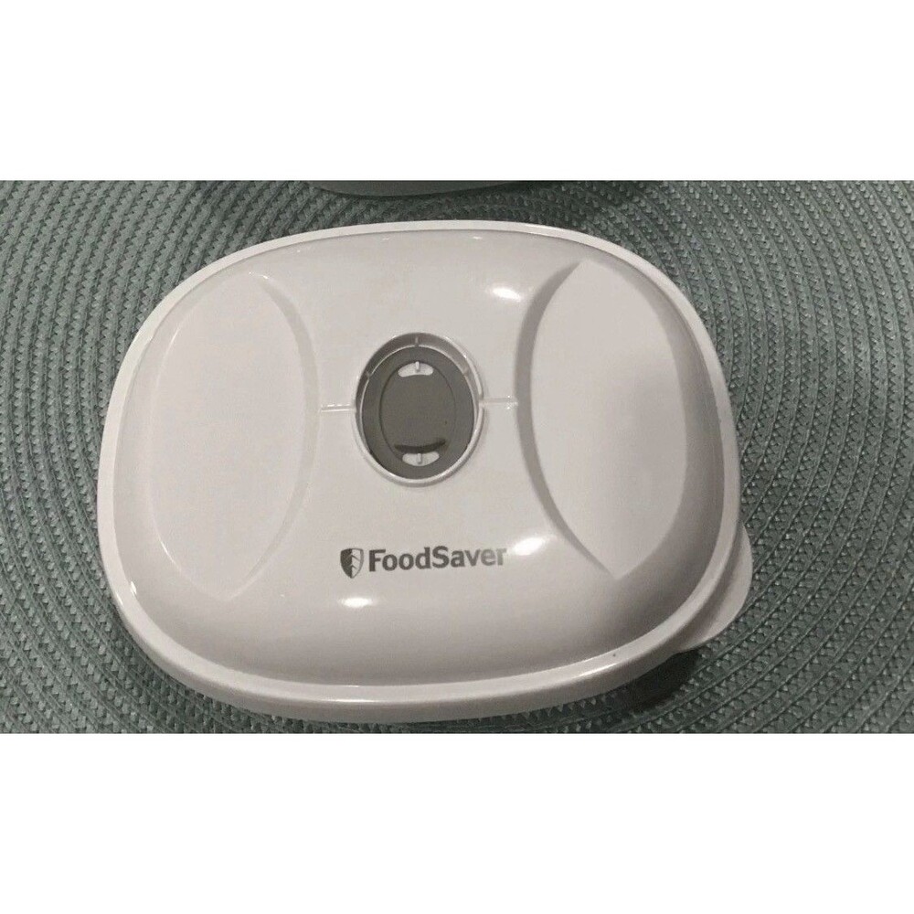 (3) Food Saver Vacuum Storage Container w. Lid Small Rectangular Lunch Leftovers - Picture 2 of 12